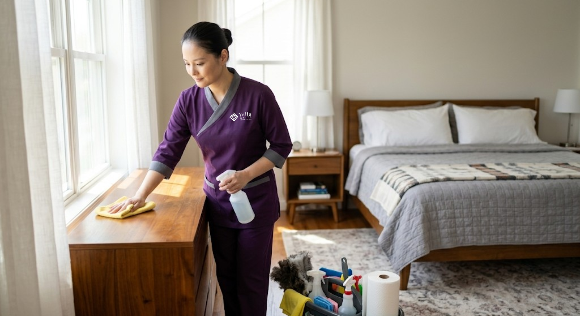 Maid visa in Dubai cleaning service at home
