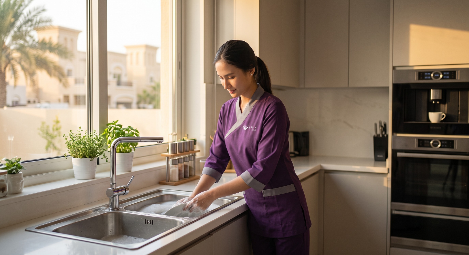 Hire a maid online for safe and professional home cleaning services in Ajman.