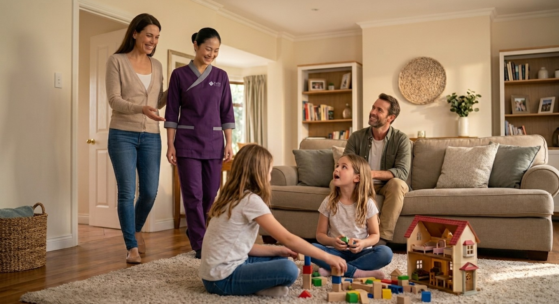 Onboard a maid in Dubai as a family welcomes a new domestic worker into their home.