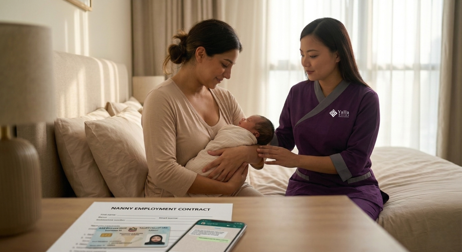Nanny visa for new parents in Dubai infant care guide with professional nanny support